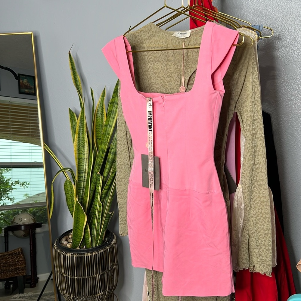 HOUSE OF CB 'Leonida' French Pink Corset Mini Dress NWT - Picture 8 of 9